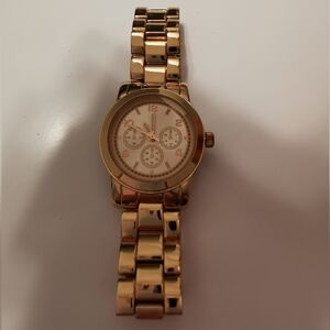 Rose Gold Watch Chain Link Strap